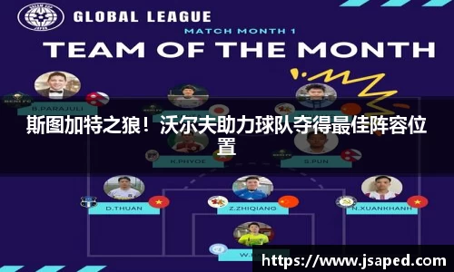 斯图加特之狼！沃尔夫助力球队夺得最佳阵容位置